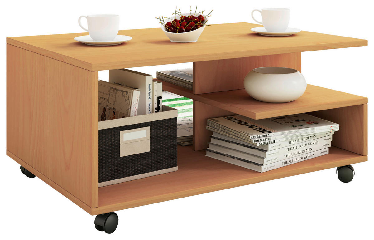 Couchtisch Stango buche Nachbildung B/H/T: ca. 80x40x50 cm Stango - buche (80,00/40,00/50,00cm) - VCM Möbel