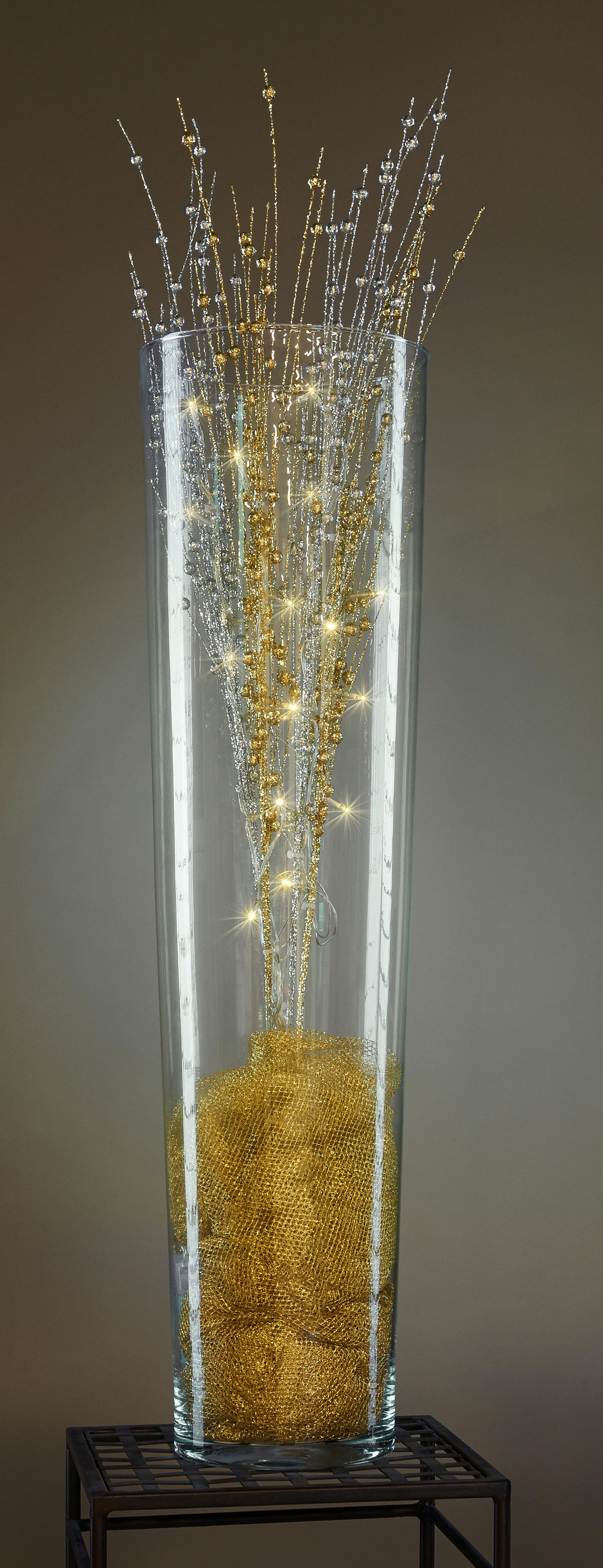 Vase klar Glas B/H/L: ca. 19x70x19 cm Vase_konisch - klar (19,00/19,00/70,00cm)