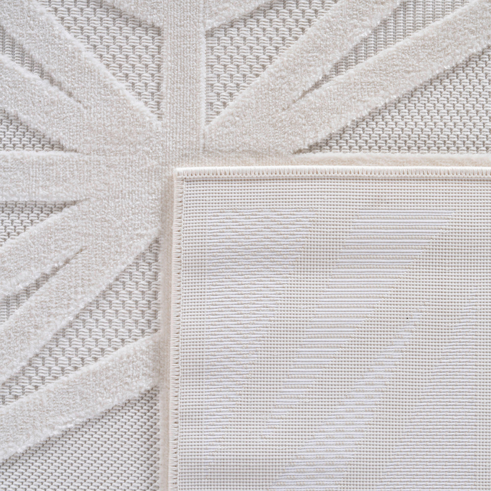 Ayyildiz Kurzflorteppich DOHA creme B/L: ca. 80x150 cm DOHA - creme (80,00/150,00cm) - Ayyildiz