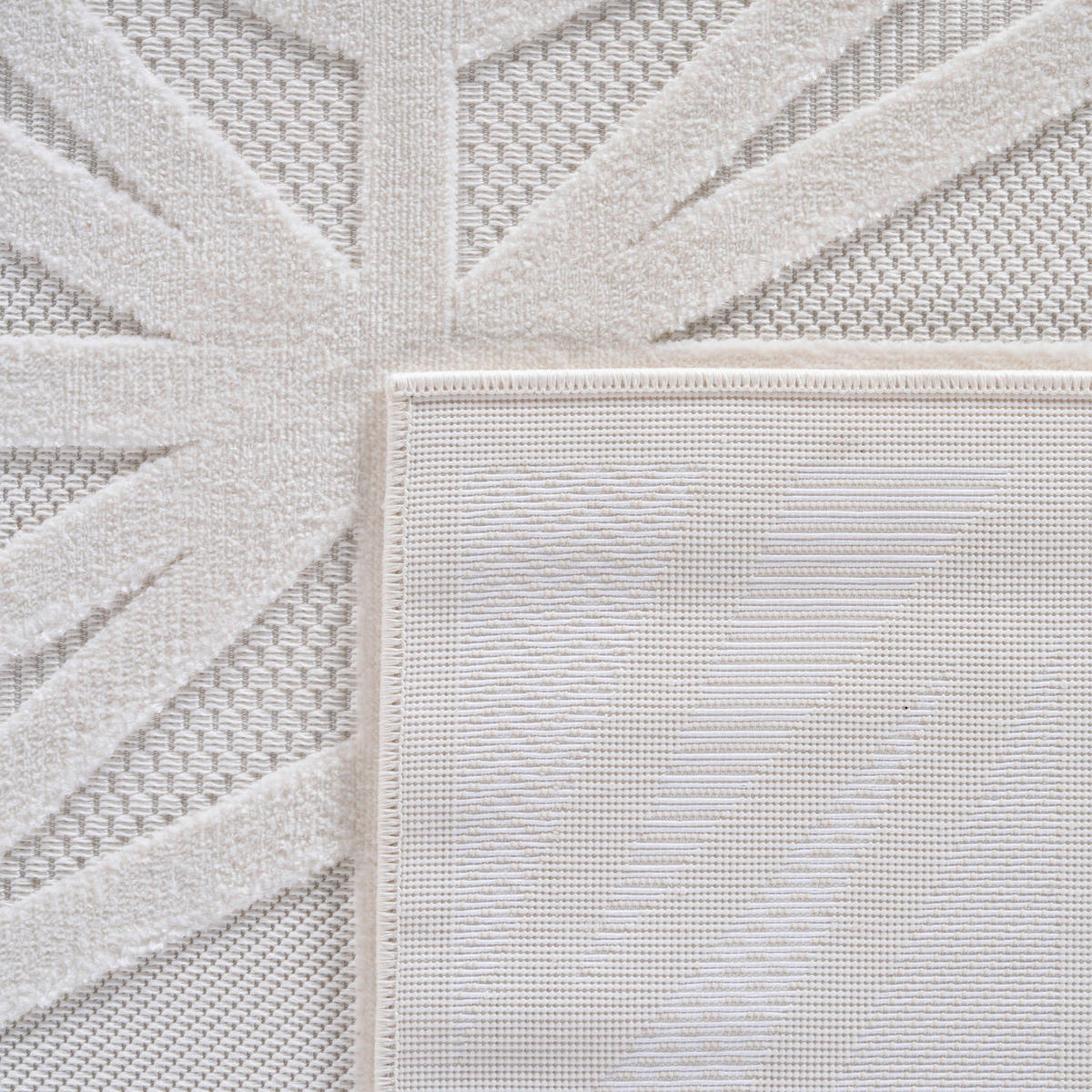 Ayyildiz Kurzflorteppich DOHA creme B/L: ca. 80x150 cm DOHA - creme (80,00/150,00cm) - Ayyildiz