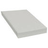 Biber Spannbetttuch Biber Spannbetttuch_Biber 100x200x27 grau - grau (200,00/100,00/27,00cm) - POCOline