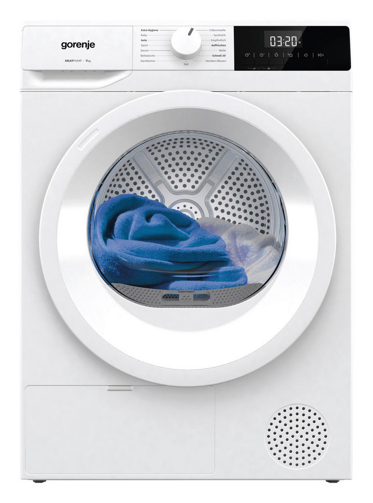Gorenje Wärmepumpentrockner DHNE72 weiß B/H/T: ca. 60x85x55 cm ca. 7 kg Wärmepumpentrockner DHNE72 - weiß (60,00/85,00/55,00cm) - Gorenje