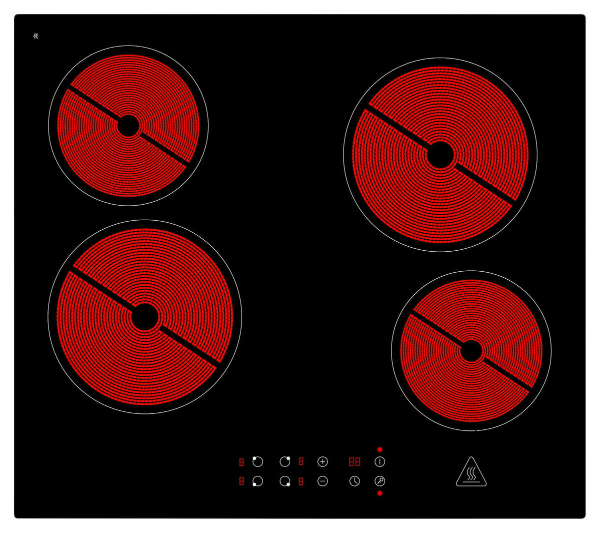 Respekta Doppelblock Premium hochglänzend B/H/T: ca. 290x200x60 cm Premium - weiß/Edelstahl (290,00/200,00/60,00cm) - Respekta