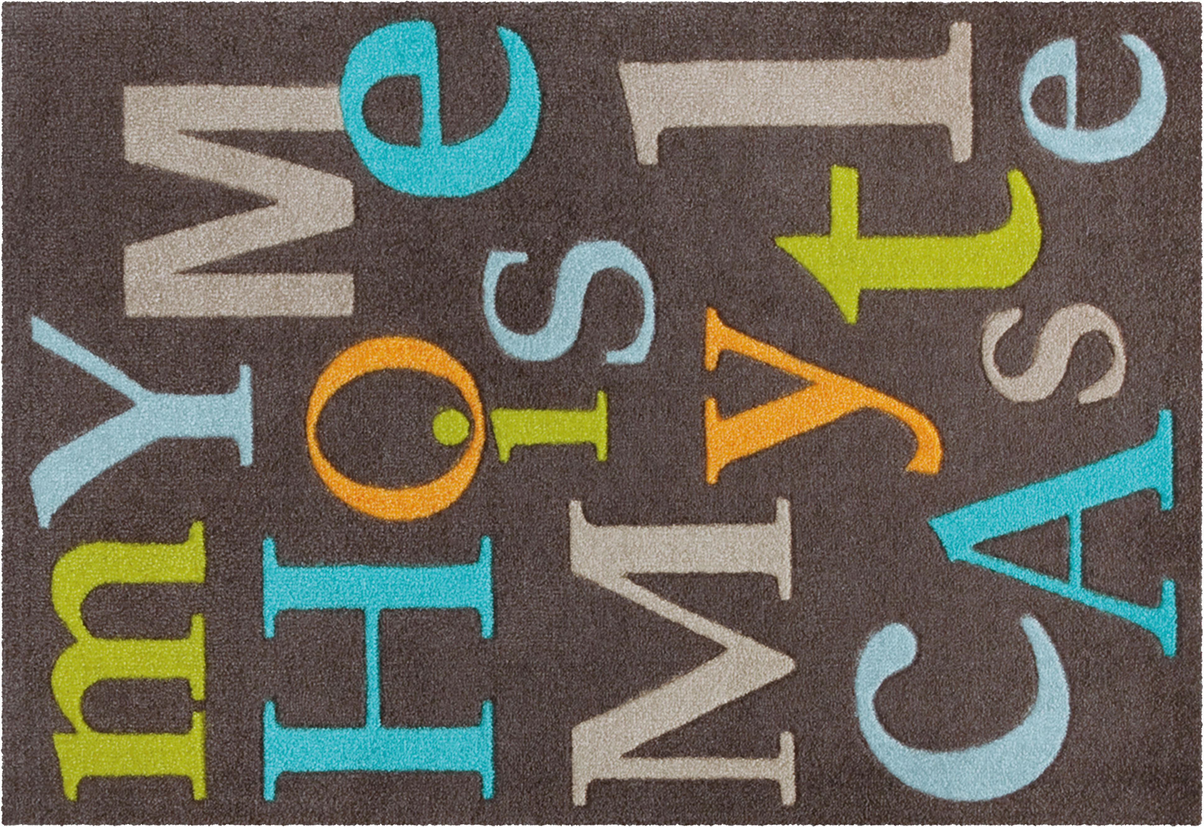 Arte Espina Kurzflorteppich Living Mat 16 Multi B/L: ca. 64x168 cm Living Mat 16 - braun/Multi (64,00/168,00cm) - Arte Espina