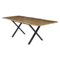 Esstisch  Eiche Wild Nachbildung B/H/T: ca. 180x76x90 cm Martin_Esstisch_6003405 - Eiche/schwarz (180,00/76,00/90,00cm)