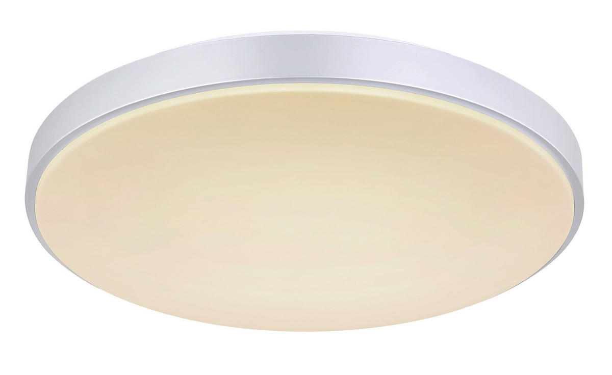 GLOBO LED-Deckenleuchte Opal weiß Metall Acryl H/D: ca. 6x41 cm SONNY - weiß/Opal (41,00/6,00cm) - GLOBO