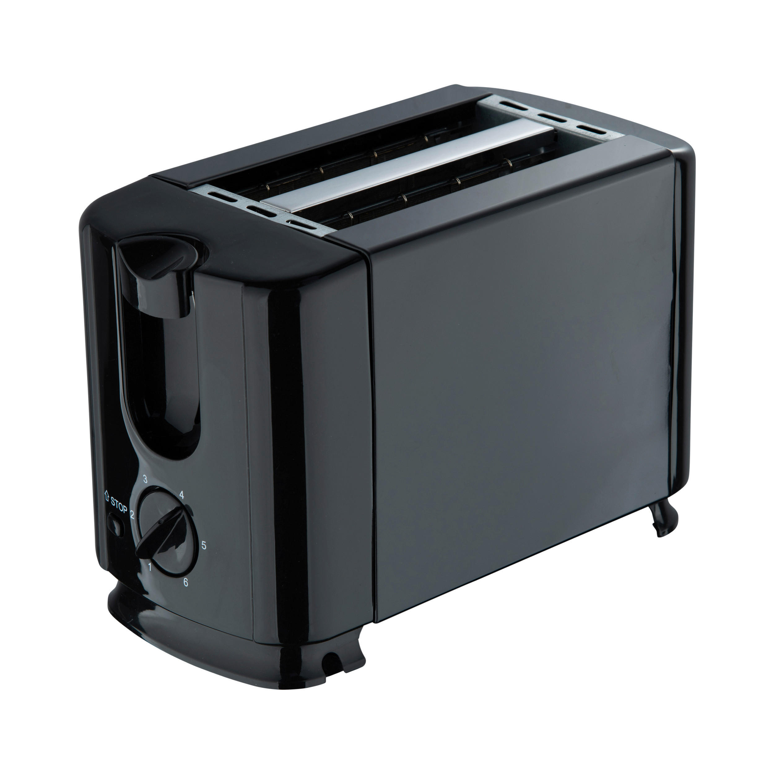 SWISS HOME Toaster schwarz Polypropylen Edelstahl B/H/L: ca. 15x18x25,5 cm PETIT - schwarz (25,50/15,00/18,00cm) - SWISS HOME