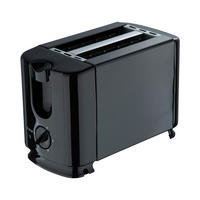 SWISS HOME Toaster schwarz Polypropylen Edelstahl B/H/L: ca. 15x18x25,5 cm PETIT - schwarz (25,50/15,00/18,00cm) - SWISS HOME