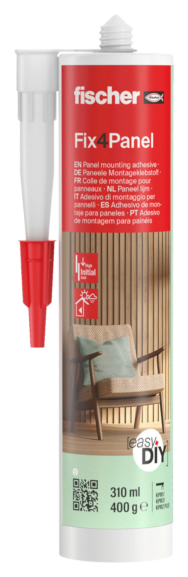 fischer Montagekleber ca. 0,31 l easyDIY_Fix4Panel_fischer 310ml - (310ml) - fischer