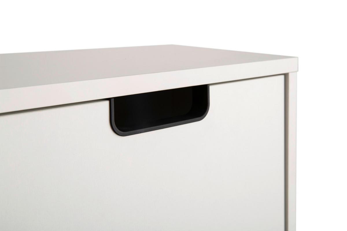 Schuhkipper Ryker weiß matt B/H/T: ca. 59,8x124x19,5 cm Ryker - weiß (59,80/124,00/19,50cm) - Möbelpartner