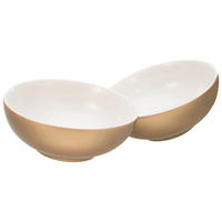 CreaTable Müslischalenset Golden Days gold Steinzeug Golden Days - gold/weiß - CreaTable