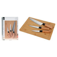 Messerset natur Edelstahl 4 tlg. Messerset_4tlg. - natur