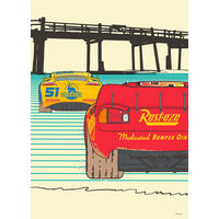 Komar Poster Cars Strengthen Together Disney B/L: ca. 50x70 cm Cars Strengthen Together - (50,00/70,00cm) - Komar