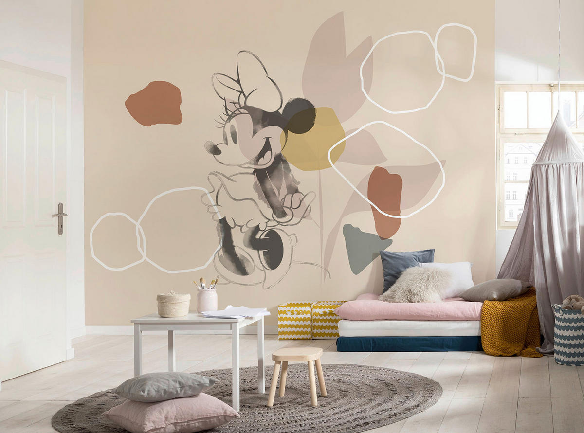 Komar Fototapete Minnie Soft Shapes IADX7-047 B/H: ca. 350x280 cm Minnie Soft Shapes IADX7-047 - (350,00/280,00cm) - Komar