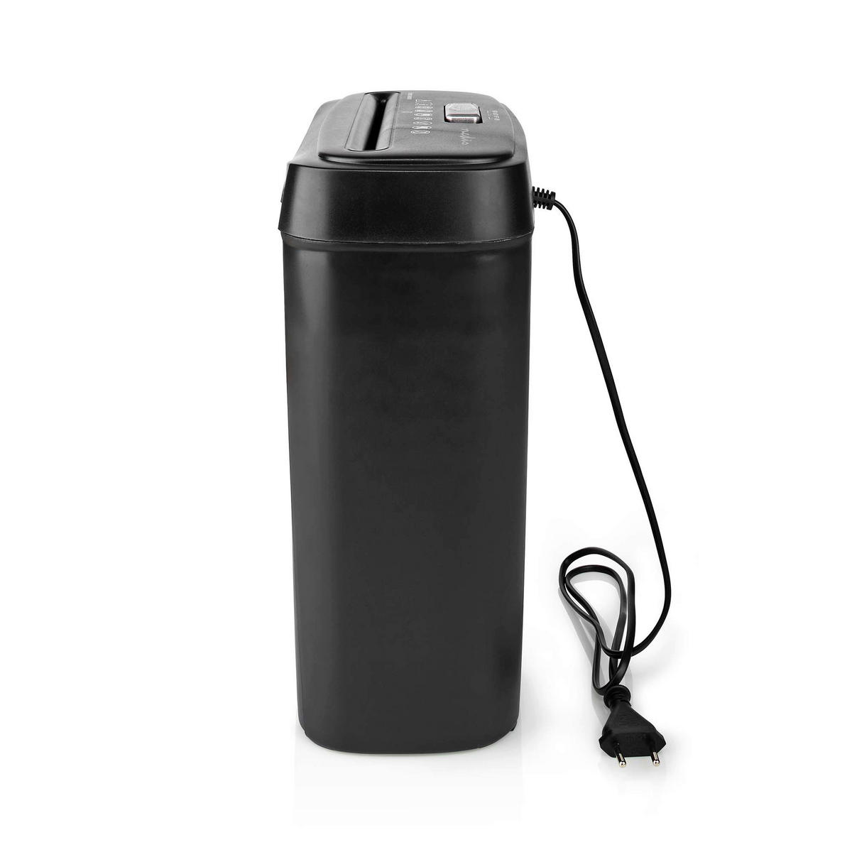 Nedis Aktenvernichter schwarz Aktenvernichter_Nedis 10l - schwarz (13,50/28,60/32,50cm) - Nedis