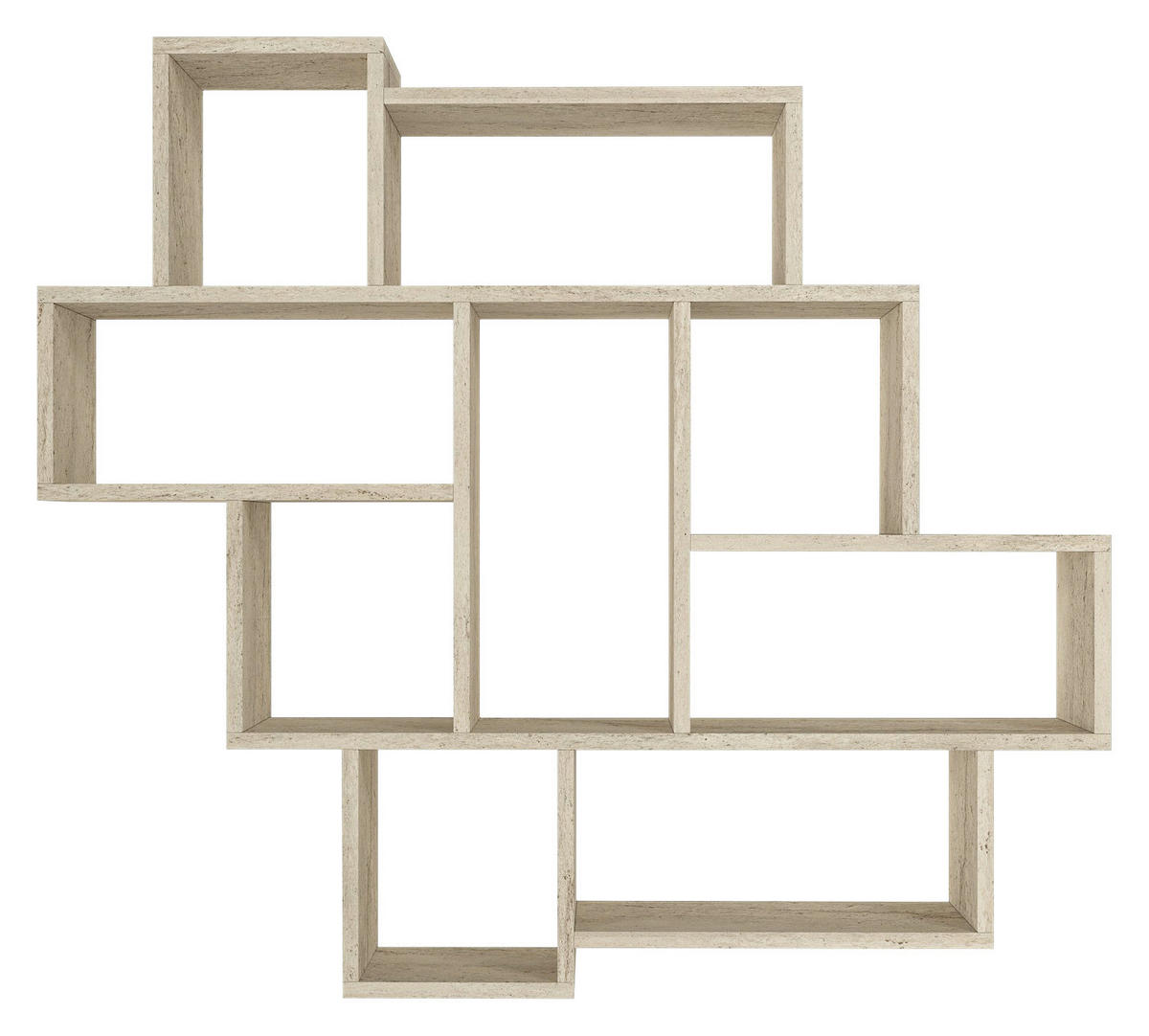 Wandregal Parola beige B/H/T: ca. 115x103x15 cm Parola - beige (115,00/103,00/15,00cm) - moebel17