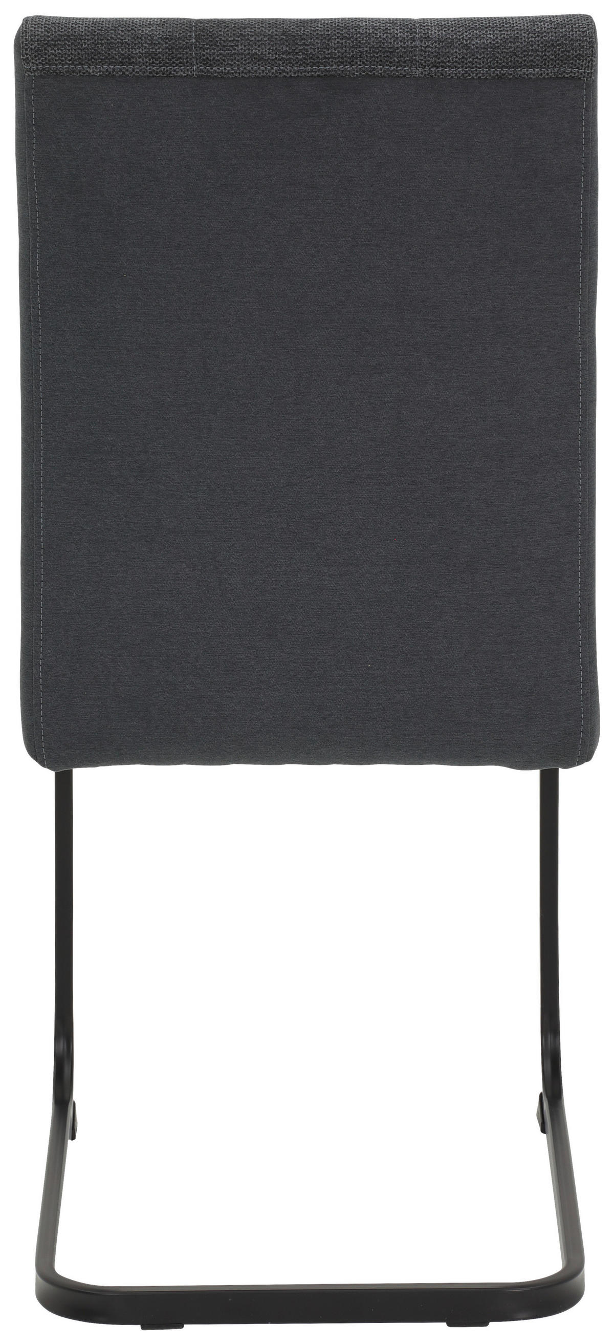 Stuhl 2er Set LINN anthrazit schwarz Webstoff Metall B/H/T: ca. 43x92x52 cm 2er Set LINN - schwarz/anthrazit (43,00/92,00/52,00cm) - Hela