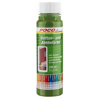 POCOline Vollton- und Abtönfarbe farngrün ca. 0,25 l Voll+Abtönfarbe 250ml farngrün - farngrün (250ml) - POCOline