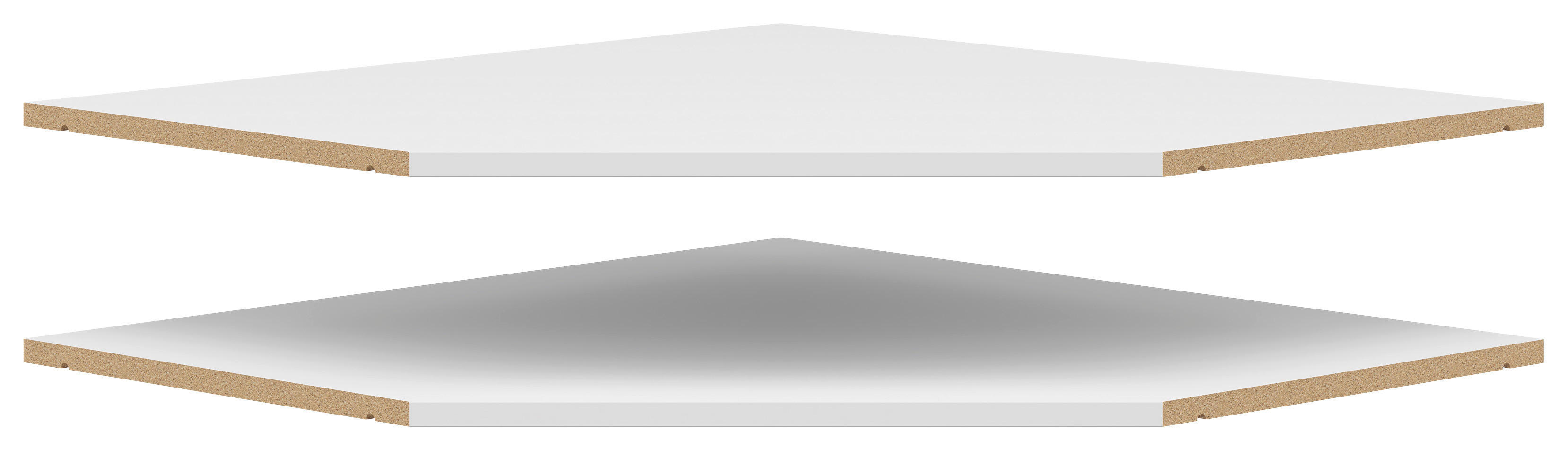 Einlegeböden-Set Multi-Stauraum Typ 48 weiß B/H/T: ca. 74x1,5x96 cm Multi-Stauraum Typ 48 - weiß (74,00/1,50/96,00cm)