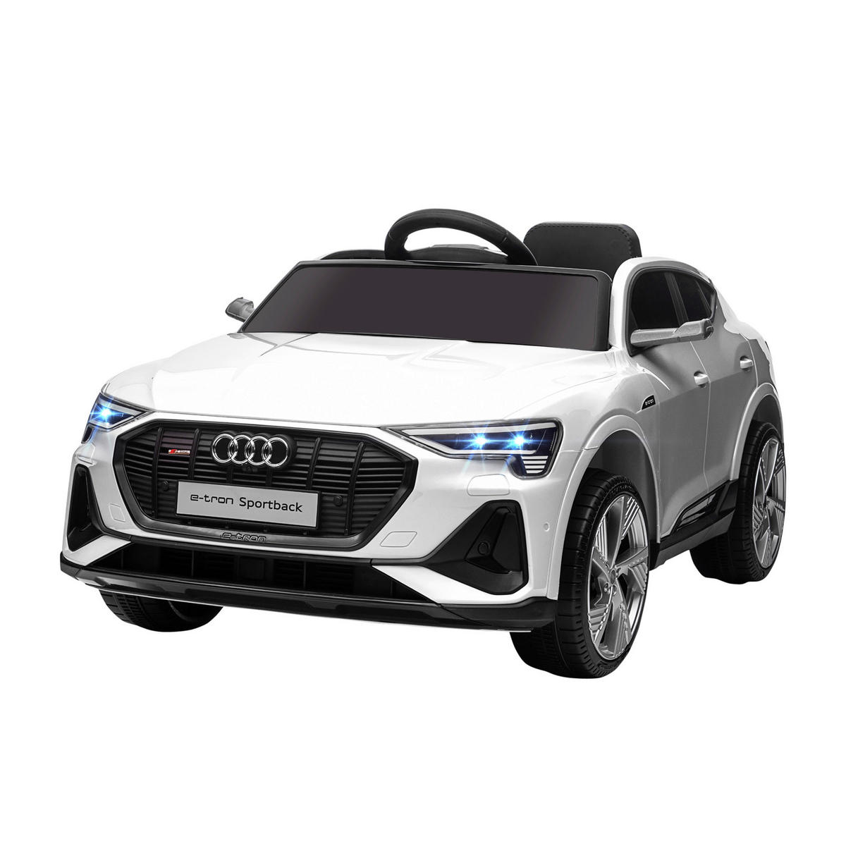 HOMCOM Kinder-Elektroauto weiß B/H/L: ca. 60x47x108 cm Kinder Elektroauto - weiß (108,00/60,00/47,00cm) - HOMCOM