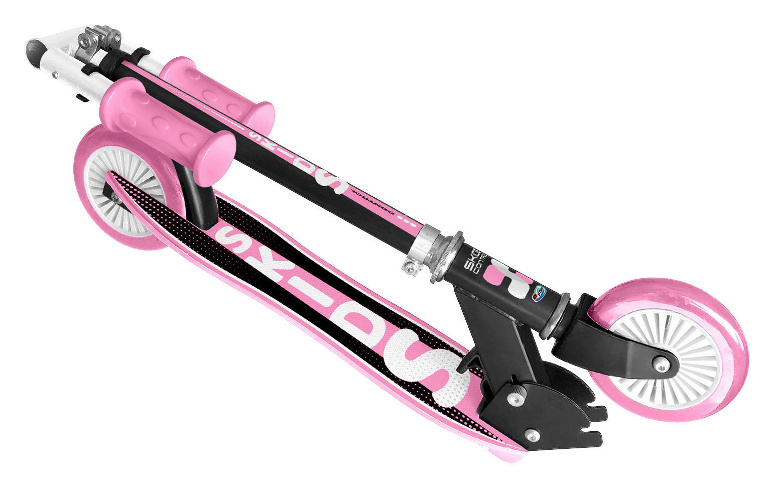 pink Kinder-Cityroller - pink/schwarz