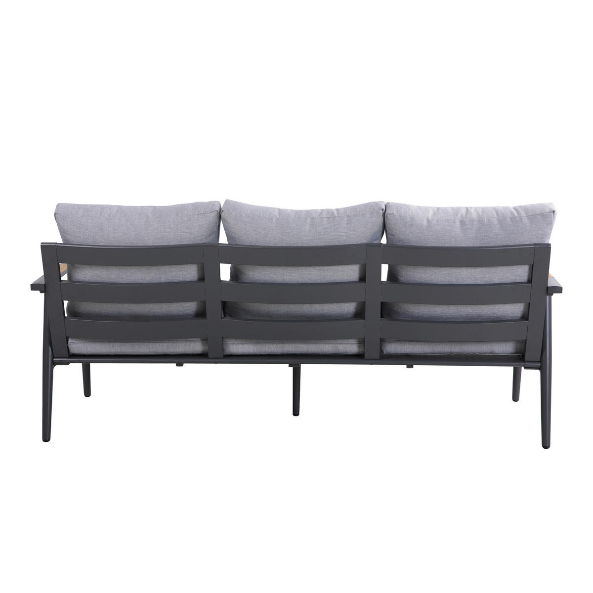 AXI Outdoor Living Loungeset Bibi braun Metall B/H/L: ca. 82,5x75,5x191,5 cm Bibi - braun/anthrazit (191,50/82,50/75,50cm) - AXI Outdoor Living