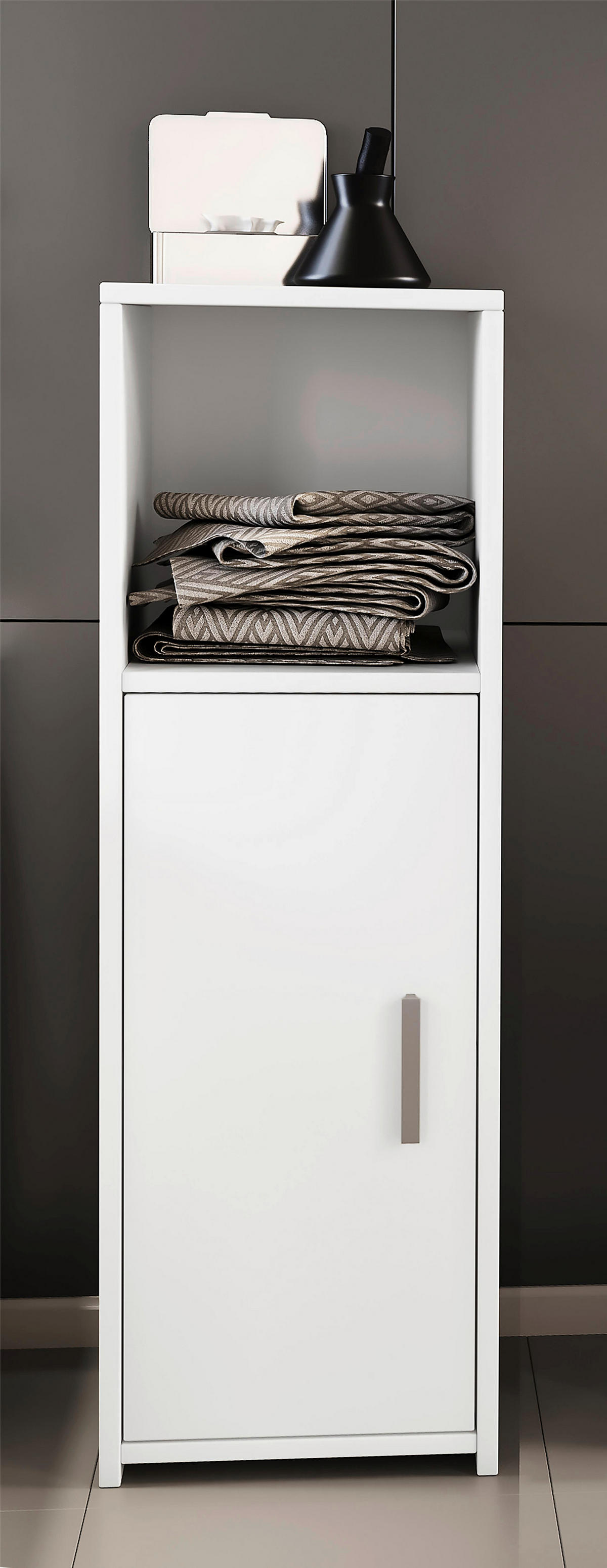 Midischrank Zalo weiß B/H/T: ca. 30x95x30 cm Zalo - weiß (30,00/95,00/30,00cm) - VCM Möbel