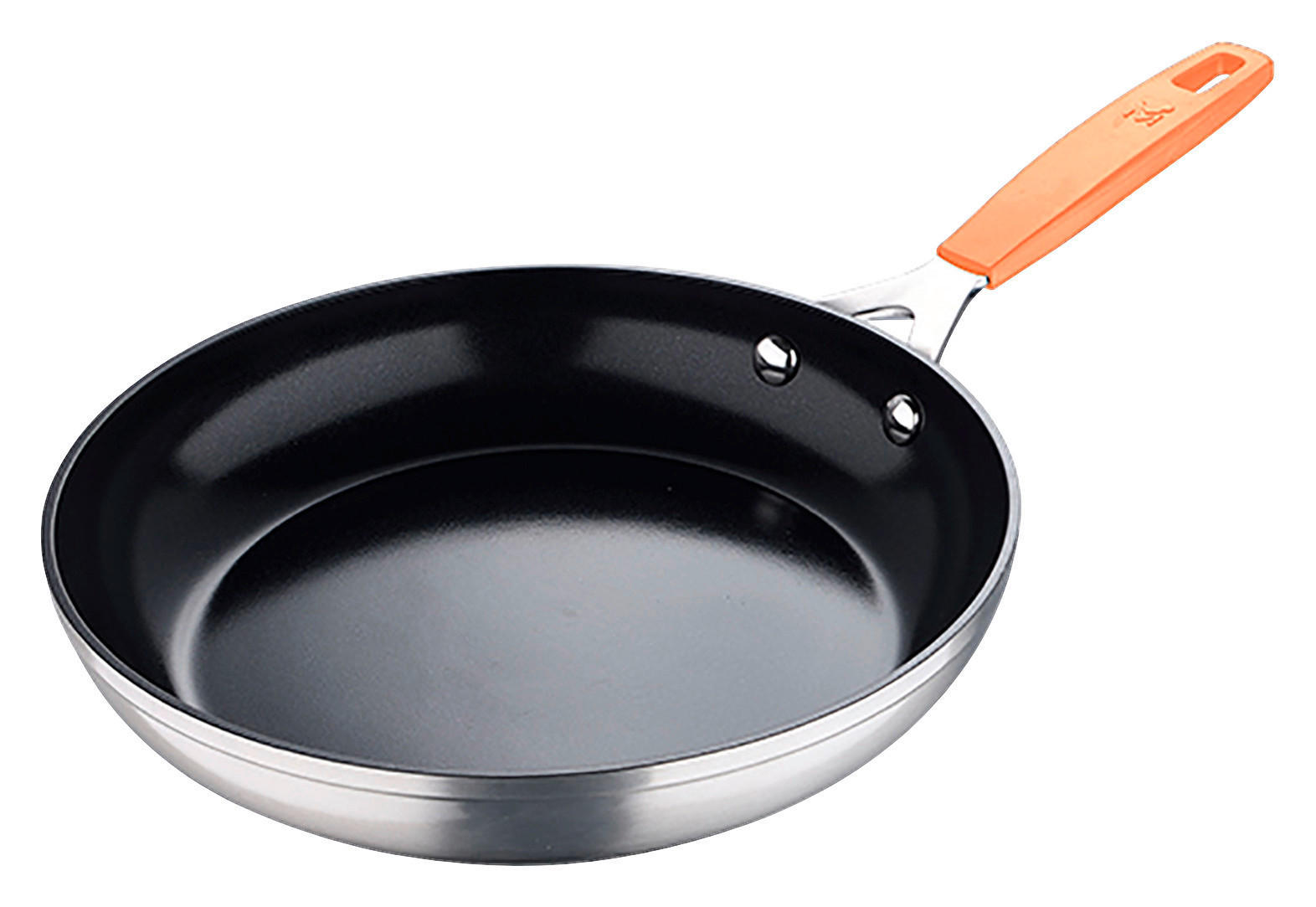 SAN IGNACIO Pfanne Compact silber Aluminium D: ca. 24 cm Compact - schwarz/silber (24,00cm) - SAN IGNACIO