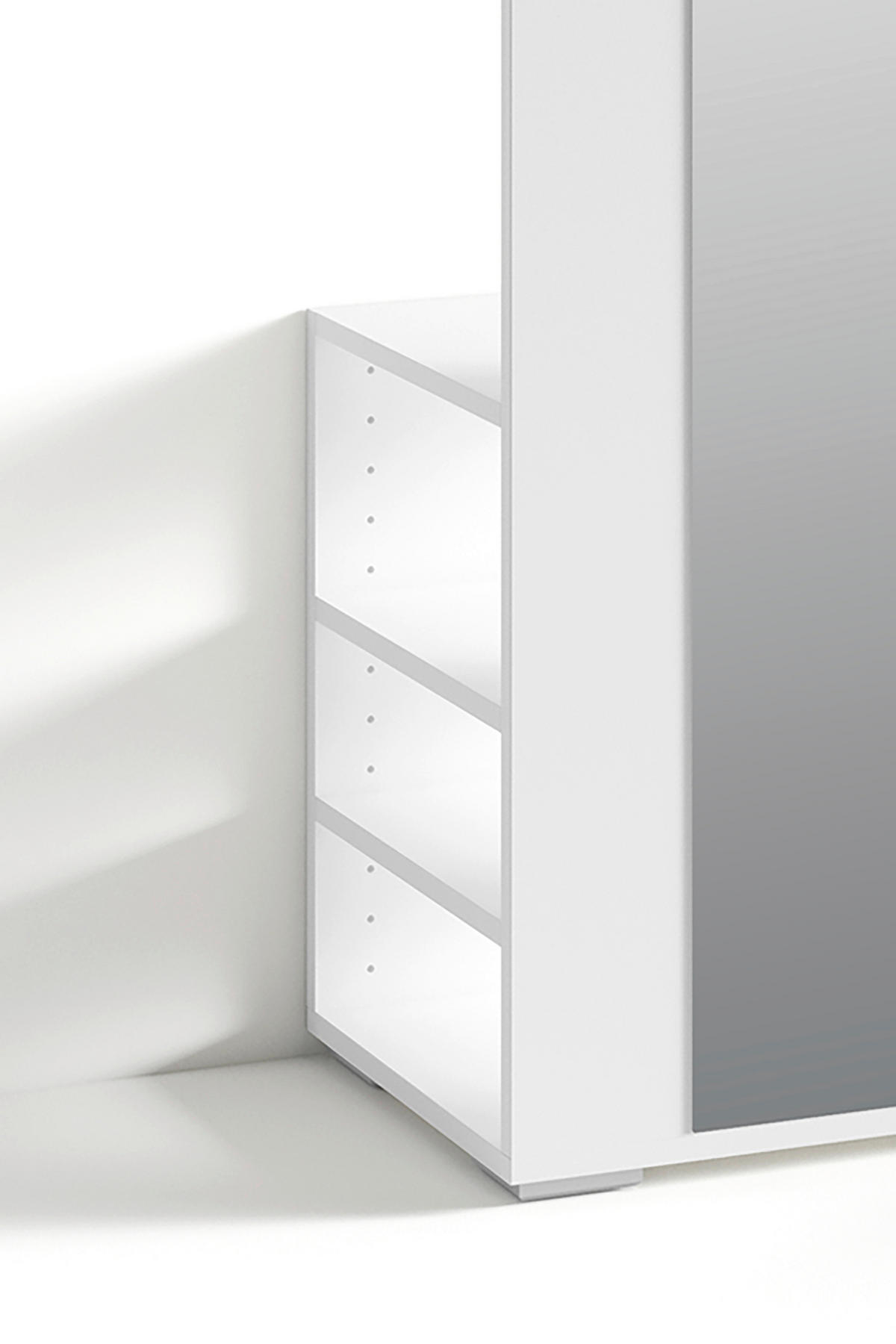 Hochschrank BEN weiß B/H/T: ca. 40x184x35 cm BEN - weiß (40,00/184,00/35,00cm) - byLIVING