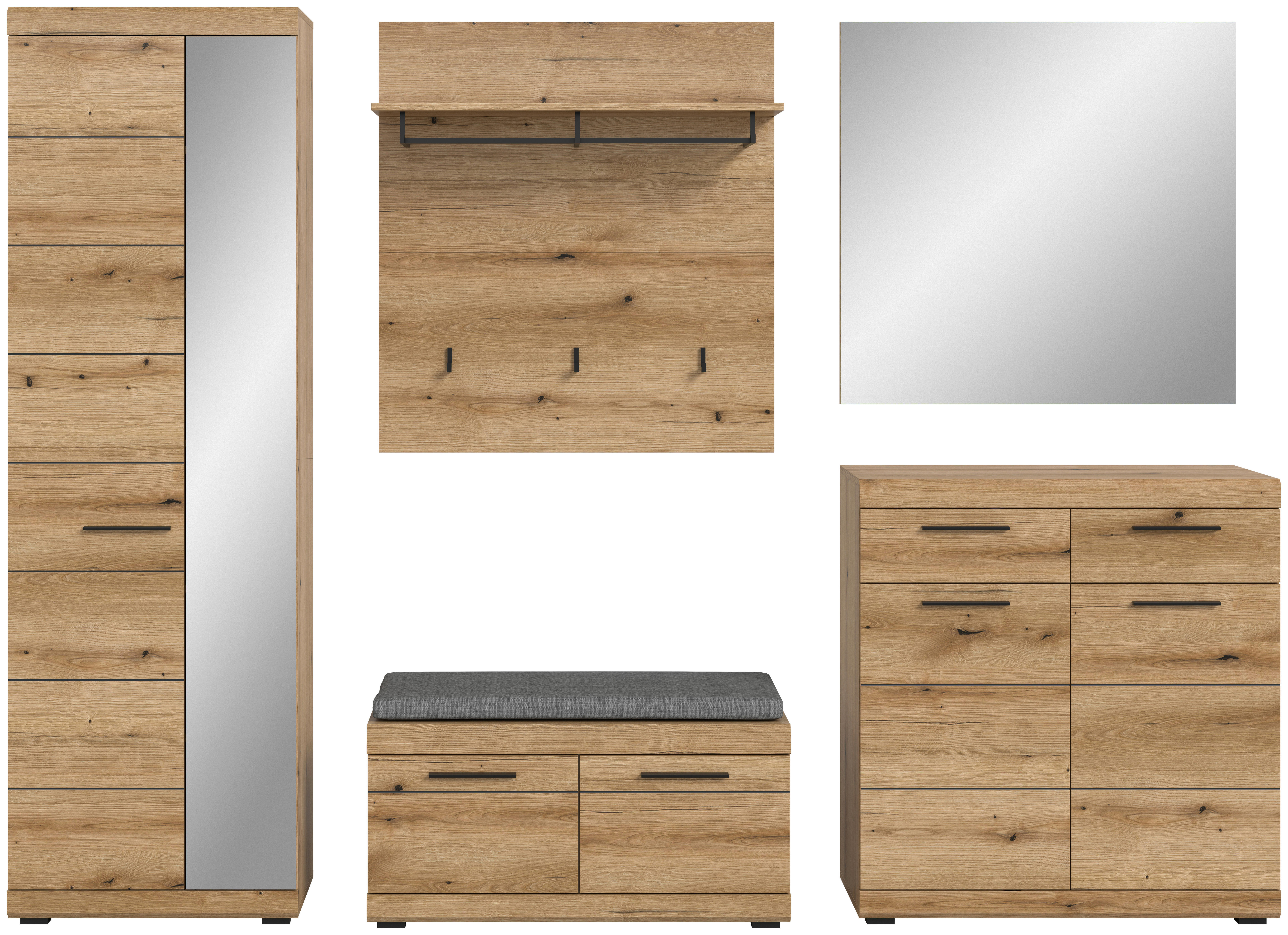 Garderobe SCOUT Evoke Oak Nachbildung B/H/T: ca. 272x197x40 cm SCOUT - (272,00/197,00/40,00cm) - xonox.home