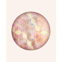 Komar Poster Mosaik Circle Rosso Abstrakt B/L: ca. 40x50 cm Mosaik Circle Rosso - (40,00/50,00cm) - Komar