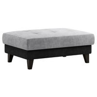 Hocker Ginger grau schwarz B/H/T: ca. 108x45x76 cm Ginger - schwarz/grau (108,00/45,00/76,00cm)