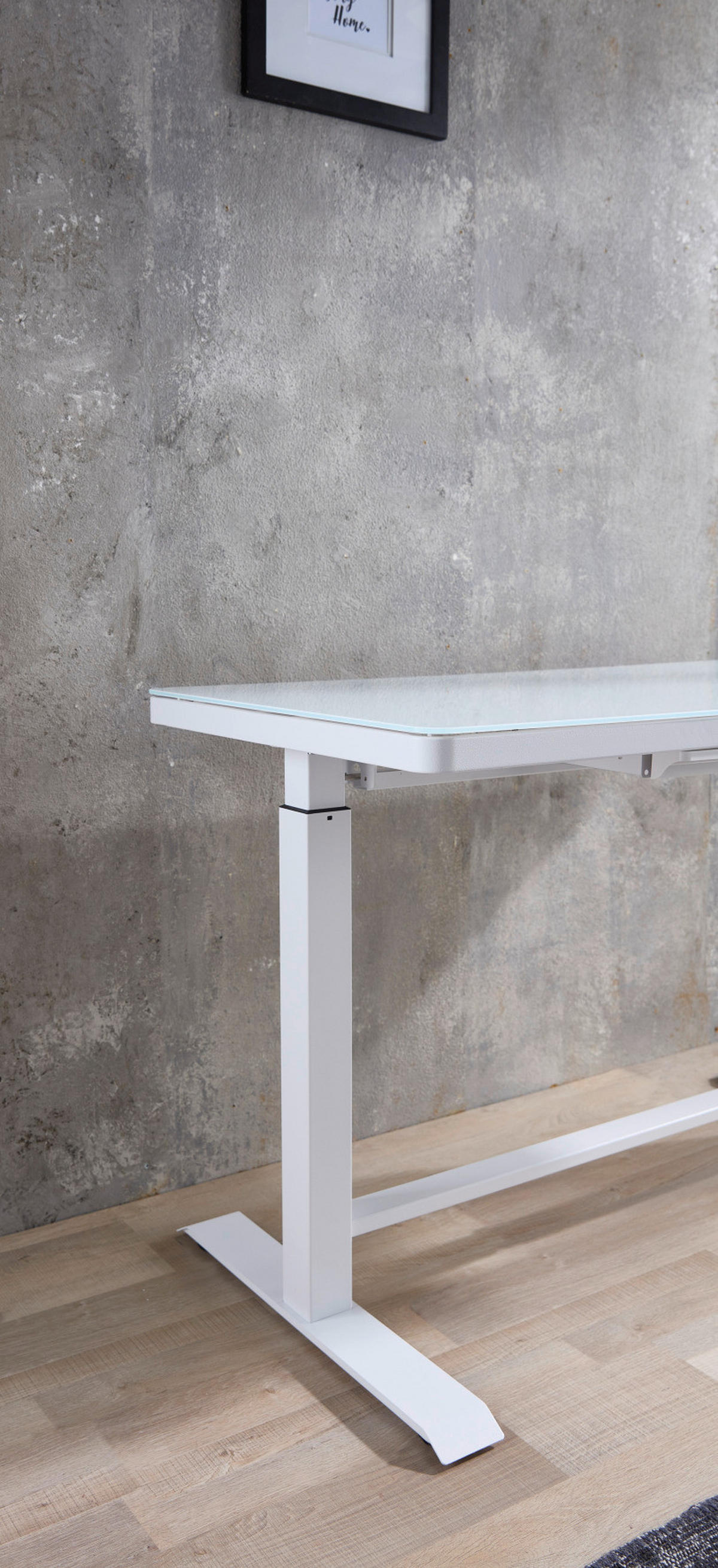 höhenverstellbarer Schreibtisch Lift4Home weiß B/H/T: ca. 120x72x60 cm Lift4Home - weiß (120,00/72,00/60,00cm)