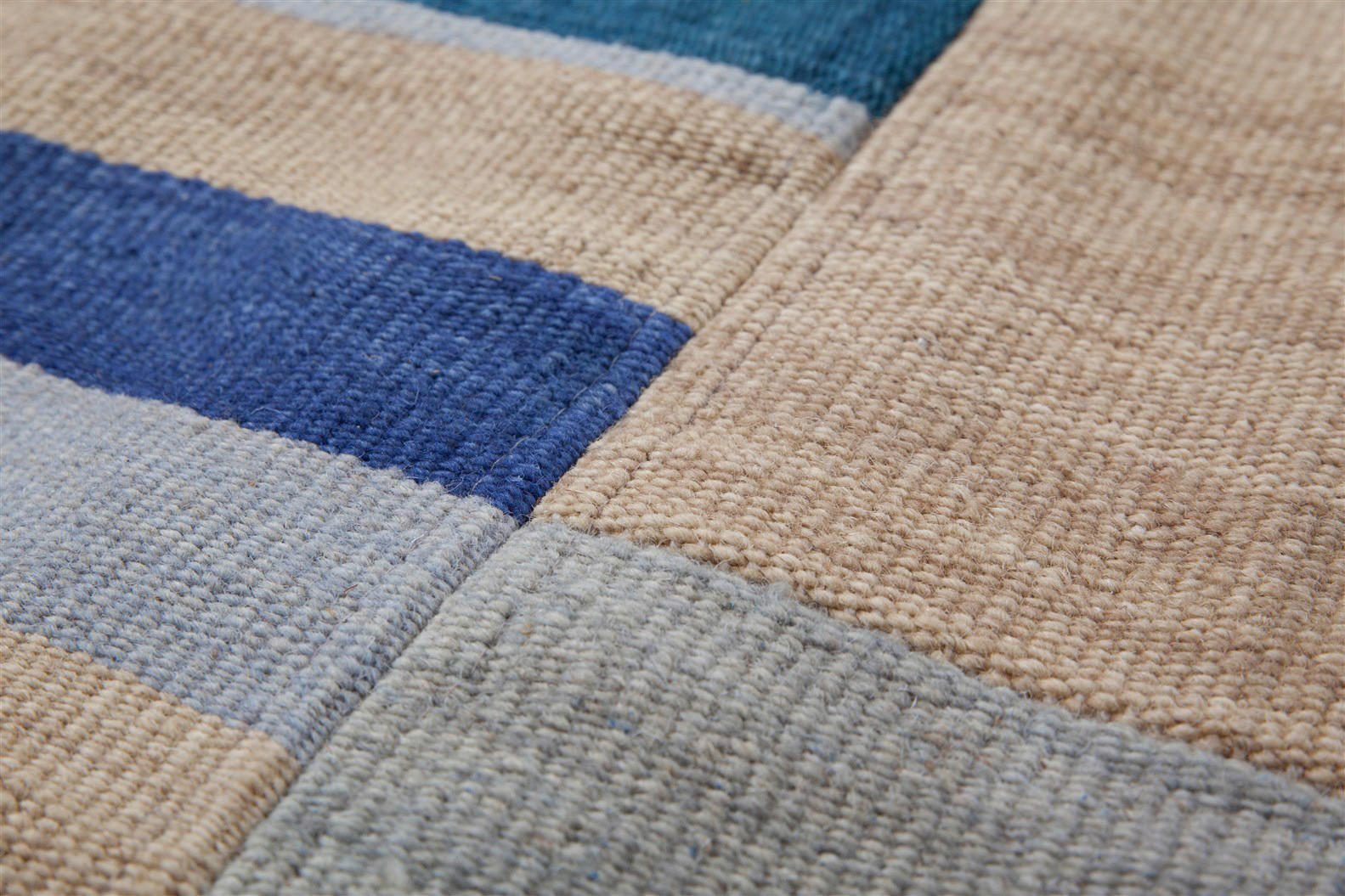 Thumbnail - Kayoom Kurzflorteppich Radical 310 blau B/L: ca. 160x230 cm