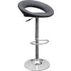 Barhocker FM-120 grau B/H/T: ca. 57x82x51 cm FM-120 - Chrom/grau (57,00/82,00/51,00cm)
