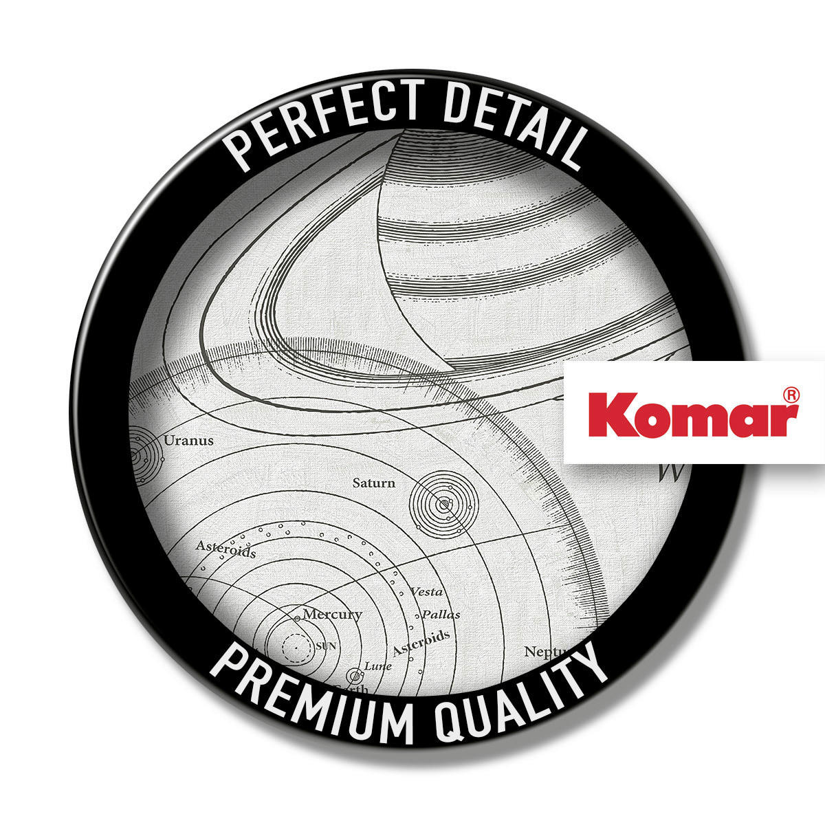 Komar Fototapete Cosmos Sketch B/L: ca. 300x280 cm Cosmos Sketch - (300,00/280,00cm) - Komar