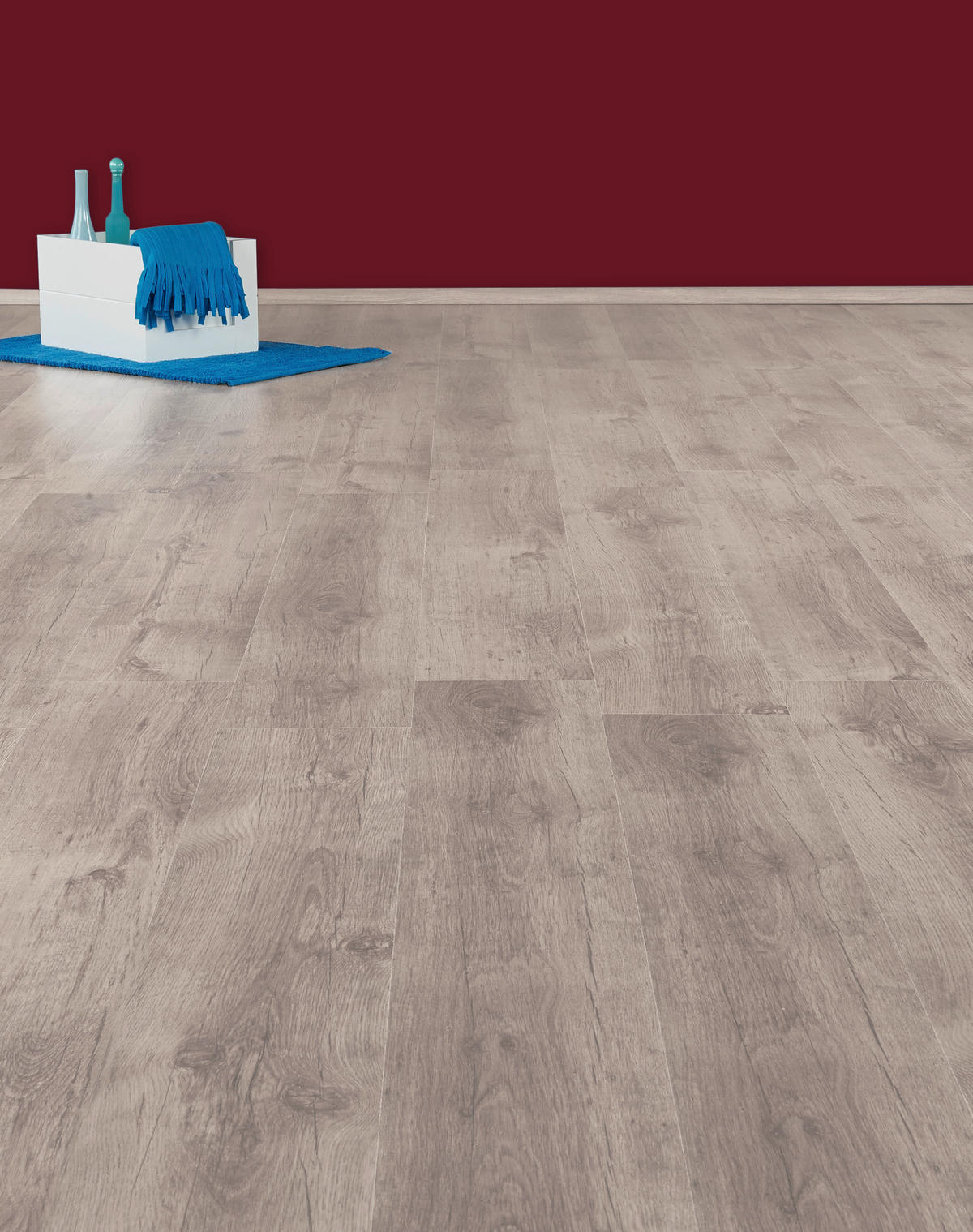 EGGER Laminatboden Eiche Nordkap ca.2,7429 m² im Paket  B/L: ca. 19,2x129,2 cm pro Paket Eiche Nordkap ca.2,7429 m² im Paket - Eiche (19,20/129,20cm) - EGGER