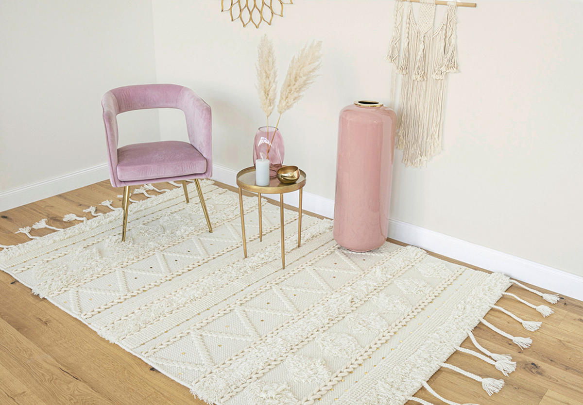 360Living Teppich Bohist creme B/L: ca. 160x230 cm Bohist - creme (160,00/230,00cm) - 360Living