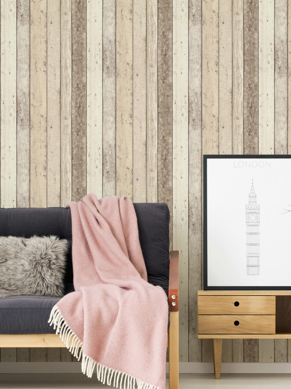 A.S.Creation Vliestapete Best of Wood`n Stone 2nd Edition Holzoptik beige B/L: ca. 53x1005 cm Best of Wood`n Stone 2nd Edition - beige (53,00/1005,00cm) - A.S.Creation