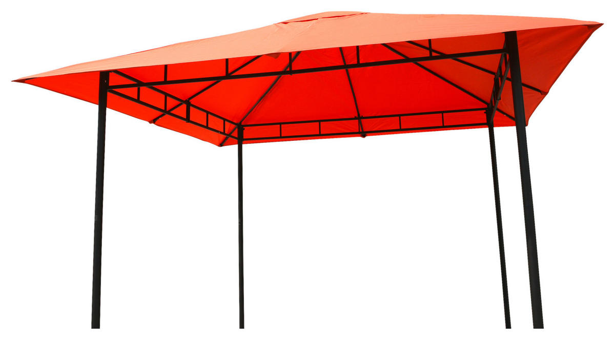 Grasekamp Pavillon Amalfi Flex terra Stahl B/H/L: ca. 300x253x300 cm Amalfi Flex - terra (300,00/300,00/253,00cm) - Grasekamp