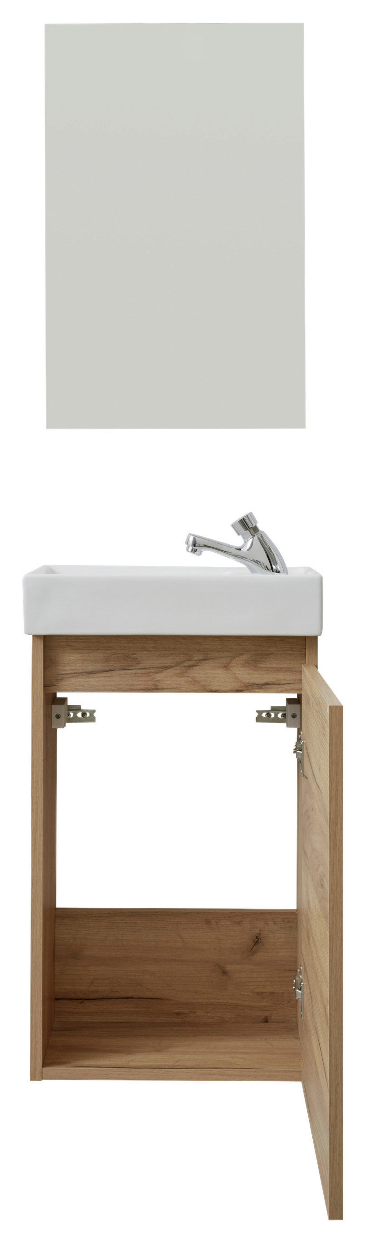 Badezimmer-Set Champ Eiche Artisan Nachbildung B/H/T: ca. 40x68x22 cm Champ - Eiche (40,00/68,00/22,00cm) - Trendteam