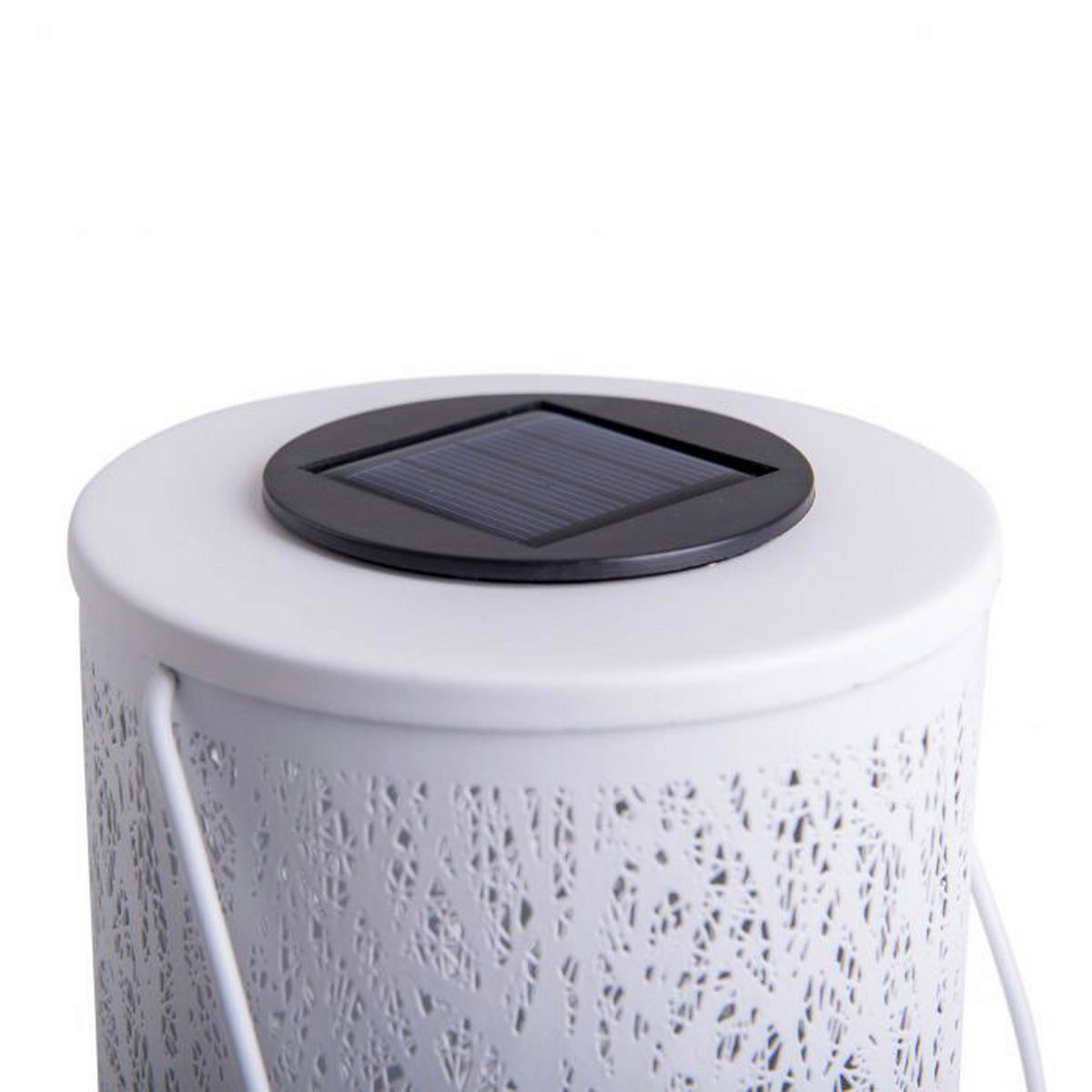 LED-Deko-Solarleuchte NV5266523 weiß Kunststoff H/D: ca. 20x12 cm LED-Deko-Solarleuchte - weiß (12,00/20,00cm) - Näve Leuchten