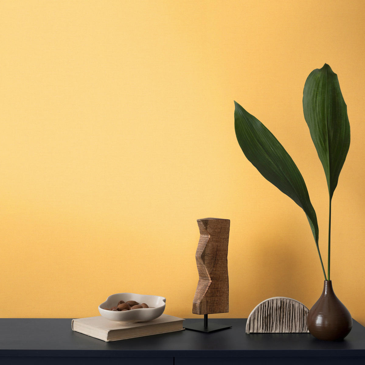 A.S.Creation Vliestapete gelb B/H/D: ca. 53x1005x8,5 cm Vliestapete - gelb (8,50/1005,00cm) - A.S.Creation