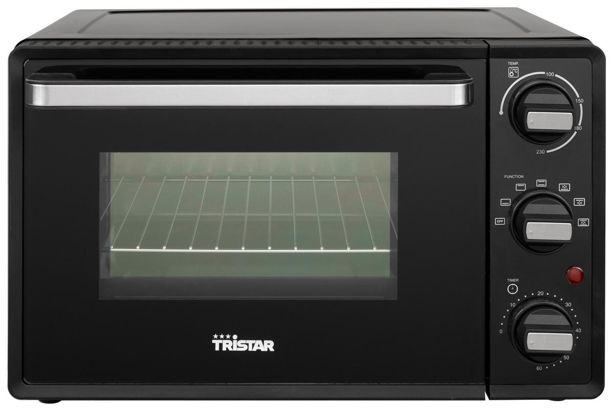 TRISTAR Mini-Backofen OV-3622 schwarz Metall B/H/T: ca. 47x41x32 cm Mini-Backofen - schwarz (47,00/41,00/32,00cm) - TRISTAR