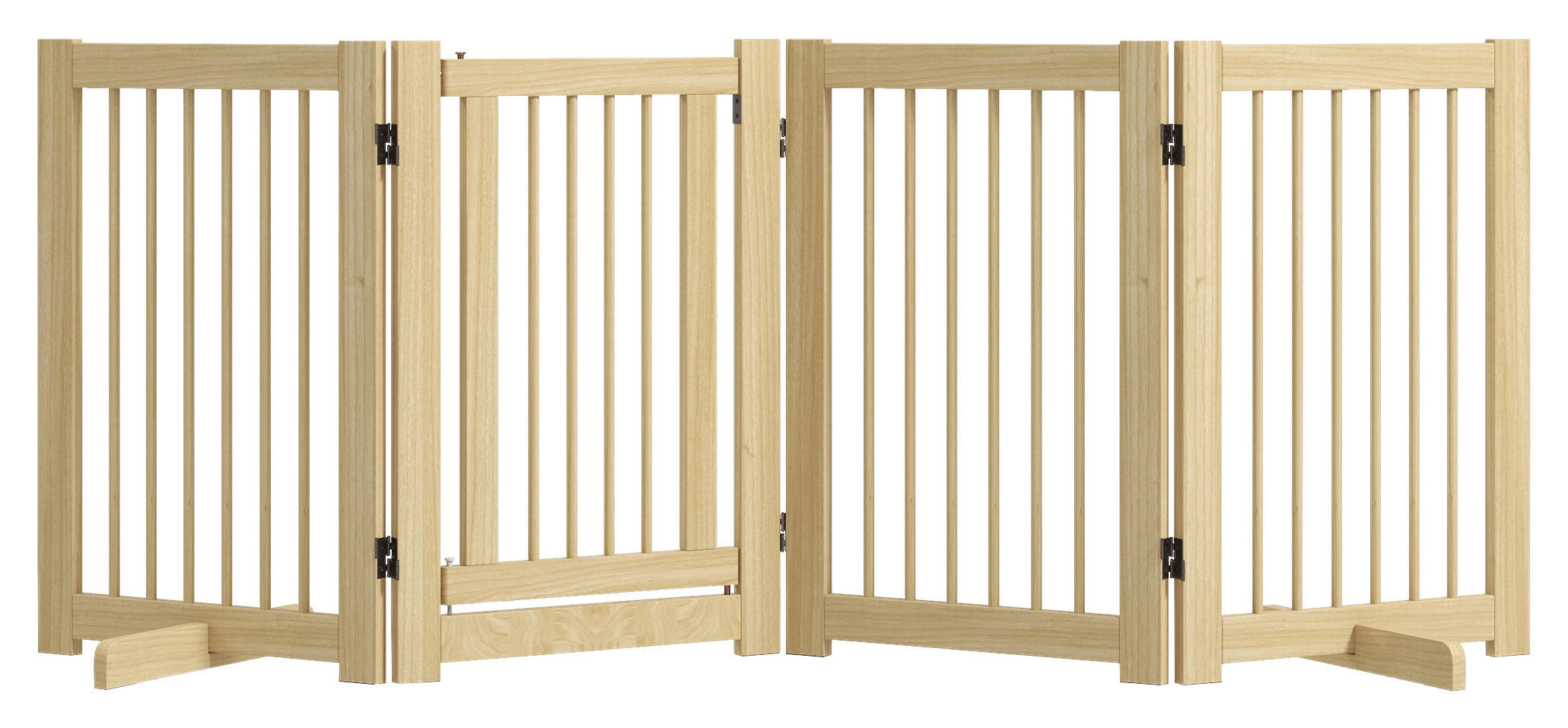 PawHut Schutzgitter natur Kiefer B/H/L: ca. 36x75x204 cm Schutzgitter - natur (204,00/36,00/75,00cm) - PawHut