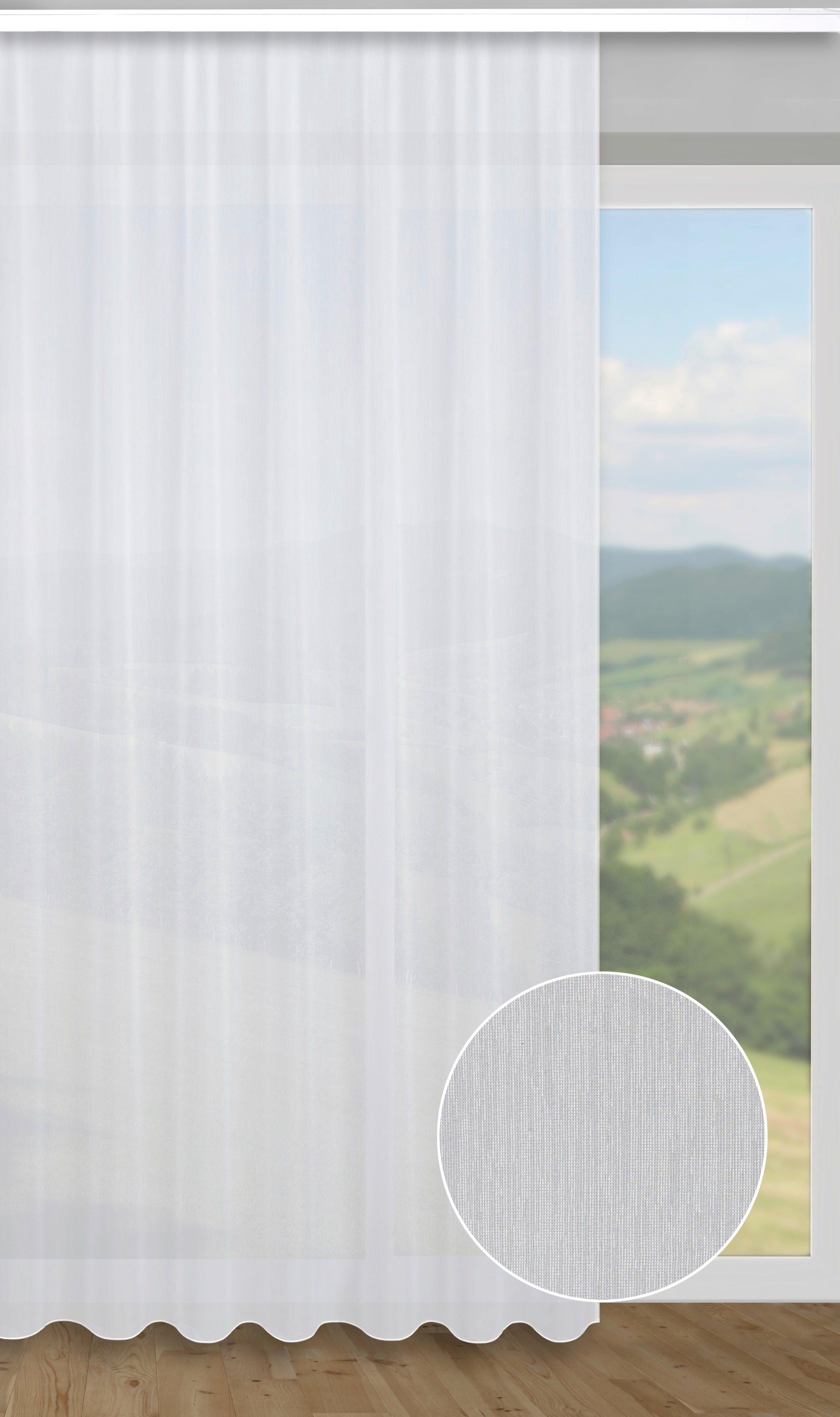 Fertigstore Svenja offwhite B/L: ca. 300x245 cm Svenja - offwhite (300,00/245,00cm) - silver edition