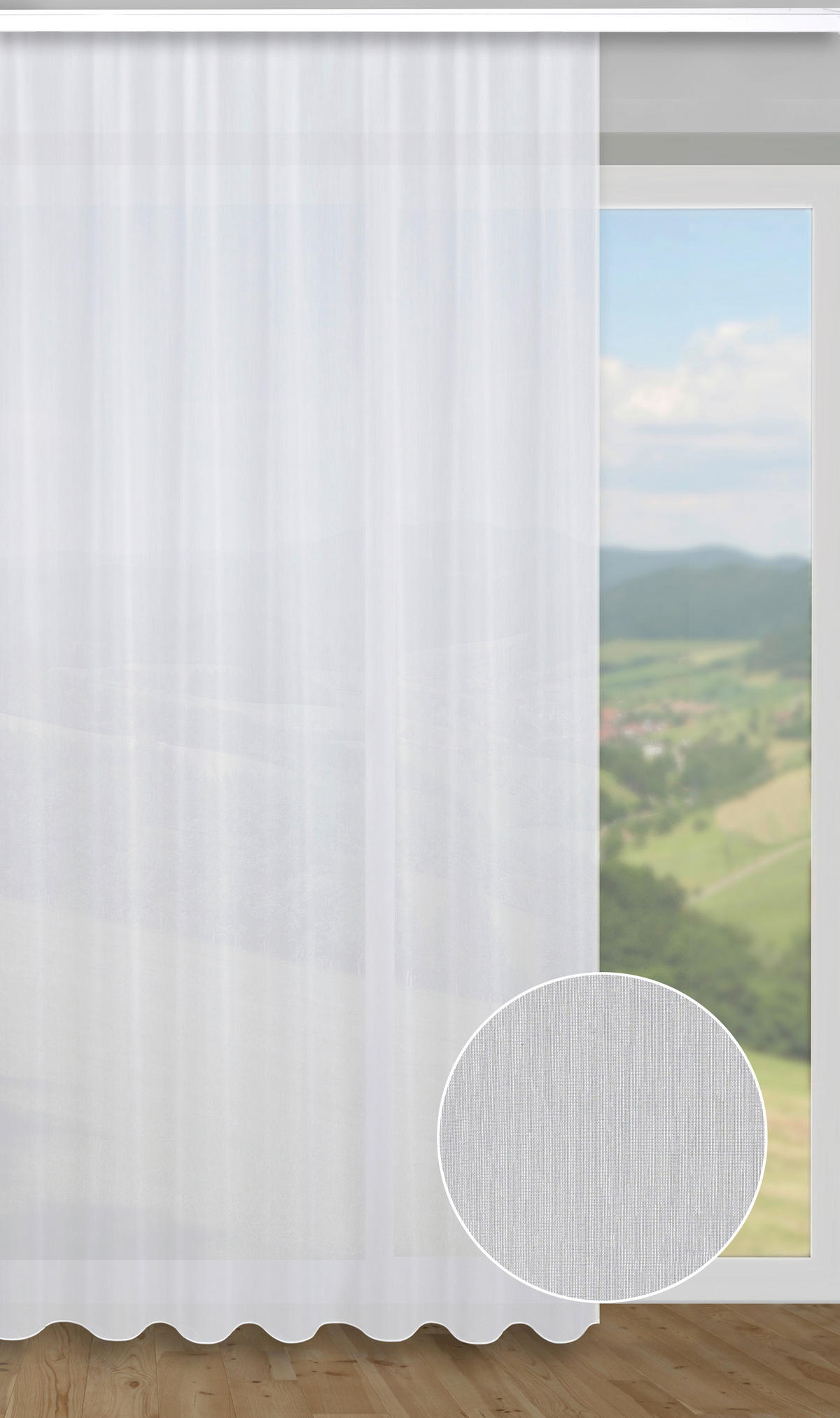 Fertigstore Svenja offwhite B/L: ca. 300x245 cm Svenja - offwhite (300,00/245,00cm) - silver edition