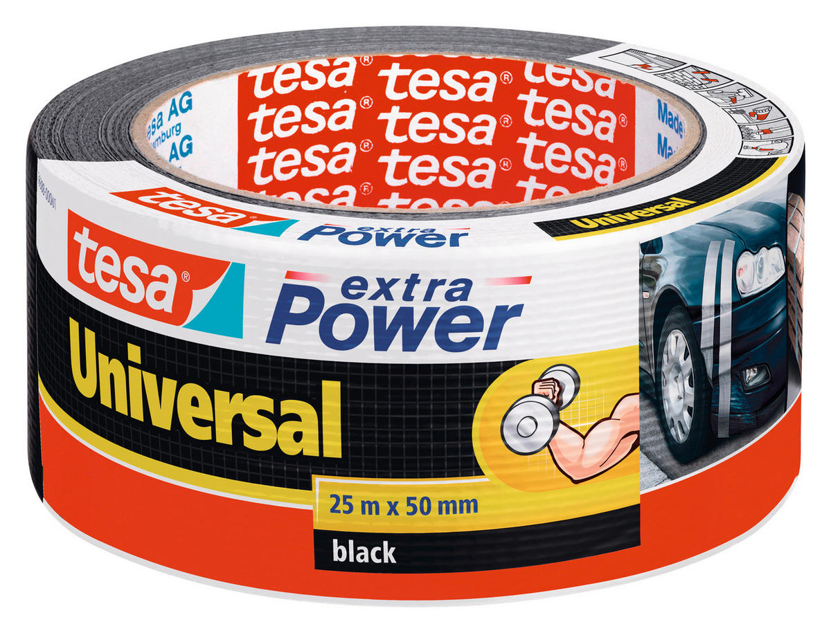tesa Gewebeband Extra Power Universal B/L: ca. 5x2500 cm Extra Power Universal - (5,00/2500,00cm) - tesa