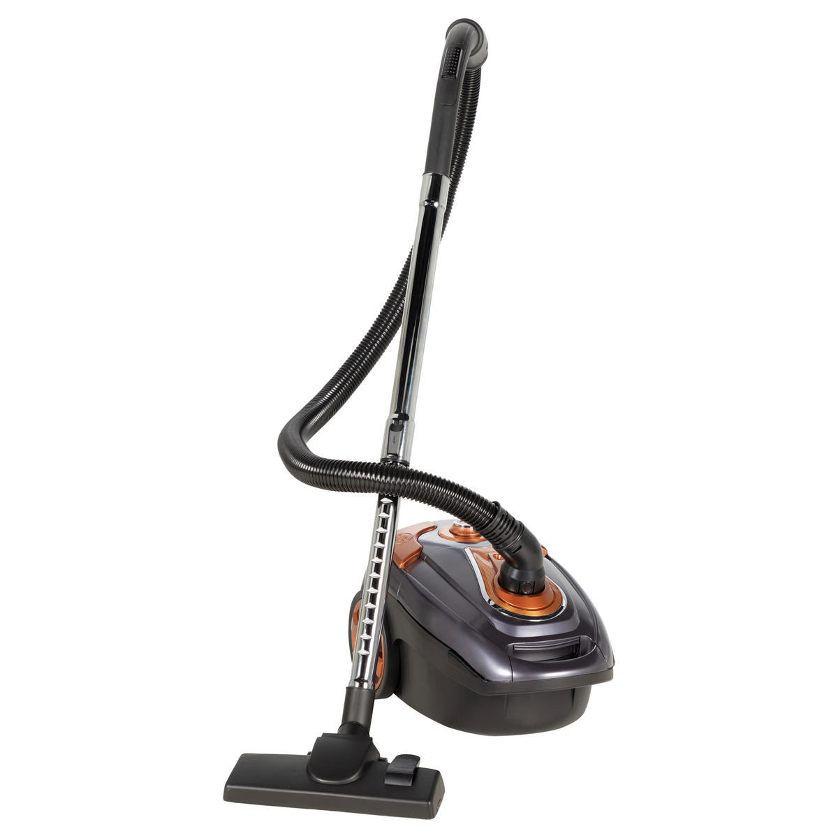 POCOline Bodenstaubsauger Kupfer grau Metall Kunststoff B/H/L: ca. 28,6x24x43 cm Bodenstaubsauger_Calypso - Kupfer/grau (43,00/28,60/24,00cm) - POCOline