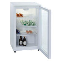 PKM Glastürkühlschrank weiß B/H/T: ca. 50x85,5x54,5 cm Glastürkühlschrank GKS102 - weiß (50,00/85,50/54,50cm) - PKM